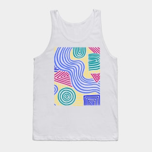 Bright geometric design Tank Top